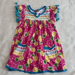 Jelly The Pug Pink Pineapple Dress